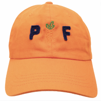 Carrots Strapback Orange Dad Hat Cap Used Vintage