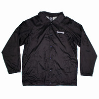 Thrasher Magazine Black Coaches Jacket Medium Used Vintage