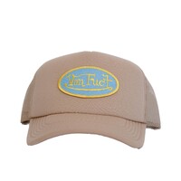 Von Fuct Tan Trucker Cap Hat