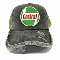 Castrol Oil Snapback Vintage Style Trucker Hat Cap