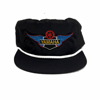 Yamaha Motorcycles Nylon Lightweight Black Hat Cap