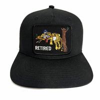 Retired Tiger Black and Off White Trucker Cap
