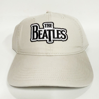 The Beatles Embroidered Patch Natural Dad Baseball Cap