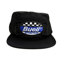 Buell Motorcycles Nylon Lightweight Black Hat Cap