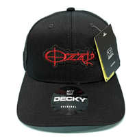 Ozzy Embroidered Patch Yupoong Black Trucker Cap Hat