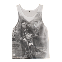 Ace Cafe London Medium Black Singlet Used Vintage