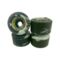 Blur Old School Black White Swirls 60mm 96a Skateboard Wheels