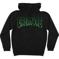Creature Outline Large Black Hoodie
