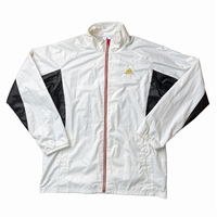 Adidas Large White Coaches Spray Jacket Used Vintage