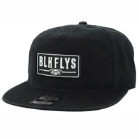 Black Flys Black Otto Strap Back Dad Hat Cap