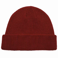 Boarders Fisherman Basic Beanie Burgundy