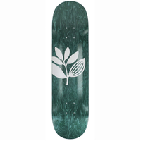 Magenta Big Plant Blue 8.125" Skateboard Deck