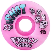 Snot Wheel Co Franky Villani 53mm 99a Pink Skateboard Wheels