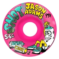 Snot Wheel Co Jason Adams 54mm 99a Pink Skateboard Wheels