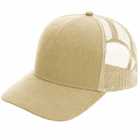 American Apparel Structured Trucker Cap Stone