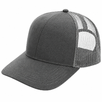 American Apparel Structured Trucker Cap Grey
