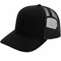 American Apparel Structured Trucker Cap Black