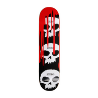 Zero 3 Skull Blood Black 8.0" Skateboard Deck