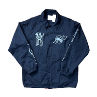 Mark Gonzales Black Large Coaches Spray Jacket Used Vintage