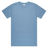 AS Colour Block Carolina Blue Mens T Shirt