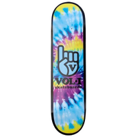 Vol.1 Dye Logo Blue Yellow 8.0" Skateboard Deck
