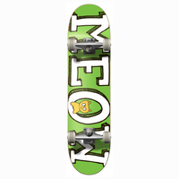 Meow Logo Green 7.75" Complete Skateboard
