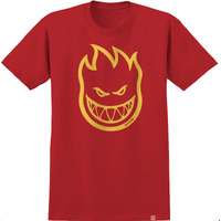 Spitfire Bighead Red Gold Youth Short Sleeve Tee