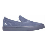 Emerica Wino G6 Slip-On Blue Mens Suede Skateboard Shoes