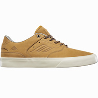 Emerica The Low Vulc Brown Mens Premium Leather Skateboard Shoes