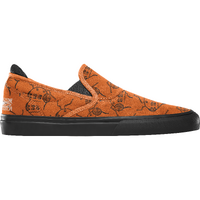 Emerica x Toy Machine Wino G6 Slip-On Burnt Orange Mens Suede Skateboard Shoes