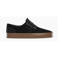 Emerica The Romero Laced Black Gum Youth Suede Skateboard Shoes