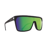 Spy Flynn Matte Black Sunglasses Happy Bronze Green Spectra Lens
