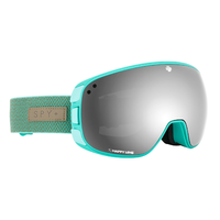 Spy Bravo Herringbone Mint 2020 Snowboard Goggles Happy Grey Green Silver Lens