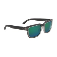 Spy Helm 2 Matte Black Ice Sunglasses Happy Bronze Emerald Spectra Lens