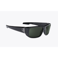 Spy MC3 Black Sunglasses HD+ Grey Green Lens