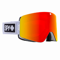 NEW Spy Legacy Asian Fit Goggles-Matte White-Red Spectra+Yellow Green Lens 