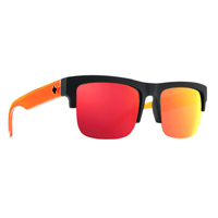 Spy Discord 5050 Soft Matte Black Trans Orange Sunnies HD+ Orange Spectra Lens