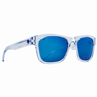 Spy Crossway Translucent Light Blue Sunglasses Navy Spectra Lens