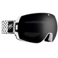 Spy Legacy Viper White Asian Fit 2023 Snowboard Goggles Happy Black Lens + Spare