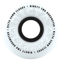 Ricta Clouds White Black 56mm 92a Skateboard Wheels