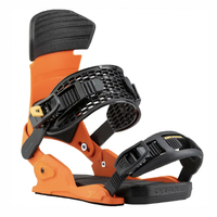 Drake Fifty Orange Black Mens Snowboard Bindings