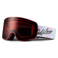 Modest Cub Pink Aztec Kids Snowboard Goggles