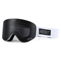 Modest Pulse White Unisex Snowboard Goggles