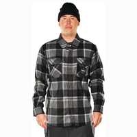 Thirtytwo 32 DWR Rest Stop Grey Mens Snowboard Fleece