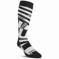 Thirtytwo 32 Black White Merino Mens Snowboard Socks