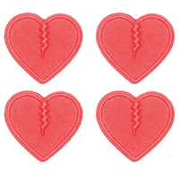 Crab Grab Mini Hearts Red Stomp Pad