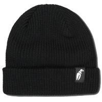 Crab Grab Claw Label Black Beanie