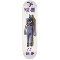 Toy Machine Doll CJ Collins 7.75" Skateboard Deck