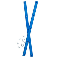 Pig Blue Skateboard Rails