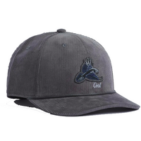 Coal The Wilderness Low Raven Charcoal Corduroy Snapback Cap